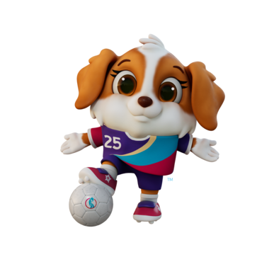 Maddli ist das Maskottchen der Frauenfussball-EM. (Bild: UEFA)