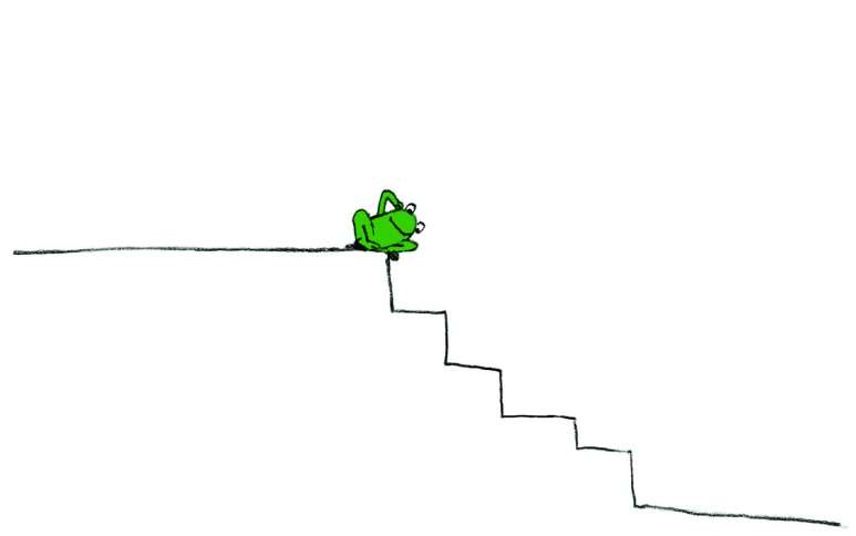 Frosch Treppe