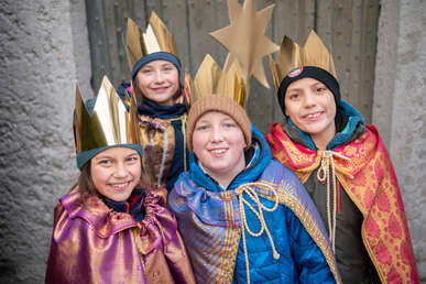 Sternsinger unterwegs