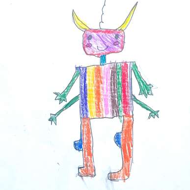 Fabelwesen gezeichnet