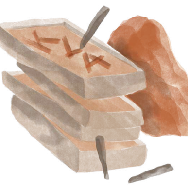 Tontafeln Illustration