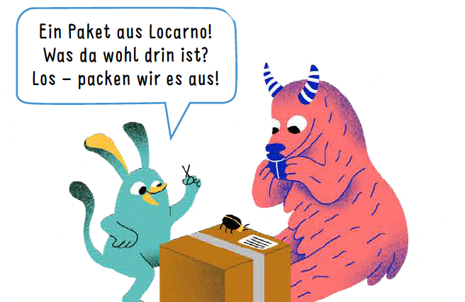 Paket in der Sortieranlage der Post. Paket in der Sortieranlage der Post.