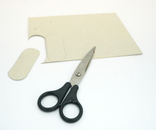 Papier mit Ausschnitt
